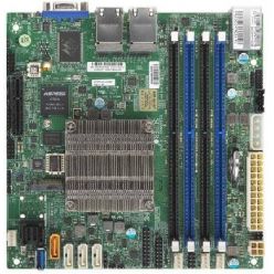 SUPERMICRO mini-ITX  MB Atom C3758 (4-core), 4x DDR4 ECC DIMM, 8xSATA, 1x PCI-E 3.0 x4, 4x 1GbE LAN, IPMI