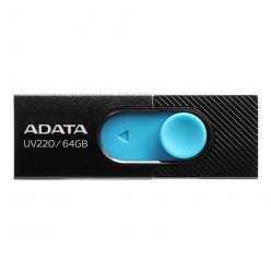 ADATA UV220 64GB flash disk, USB 2.0, black/blue