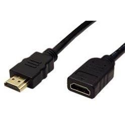 Prodlužovací HDMI 1.4 kabel, 1m, černý