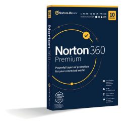 NORTON 360 PREMIUM 75GB +VPN 1 uživatel pro 10 zařízení na 2 roky