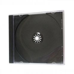 COVER IT Krabička na 1 CD jewel box, 10,4mm, černý, 10ks