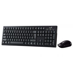 Genius KM-8101, bezdrátový set klávesnice a myši, CZ, černý
