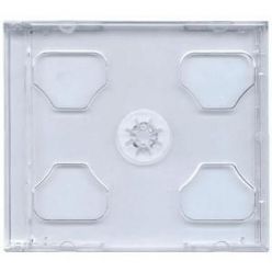 COVER IT Krabička na 2 CD 10mm jewel box + tray čirý 10ks/bal