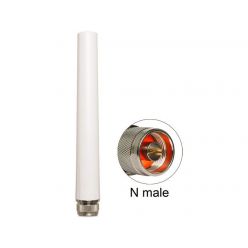 Delock WLAN 802.11 b/g/n anténa N konektor 2.5 dBi všesměrová, šedá, venkovní