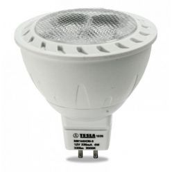 TESLA LED žárovka/ GU5,3/ MR16/ 4W/ 12V/ 320lm/ 3000K/ teplá bílá