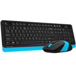 A4tech FG1010 FSTYLER, bezdrátový set. klávesnice a myši, USB, CZ, modrý