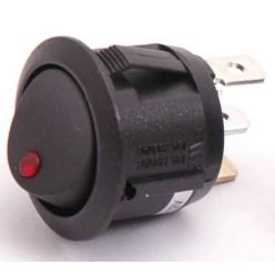 PRIMECOOLER LED Rocker Switch Round Red