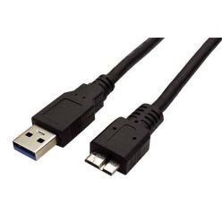 USB 3.0 A(M) -> microUSB B(M), 3m, černý