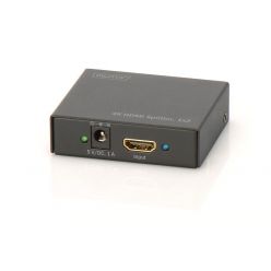 Digitus DS-46304, HDMI 1.4 rozbočovač 1x2, DSD audio, HD Audio, černý