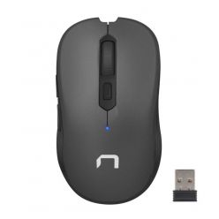 NATEC Robin, bezdrátová optická myš, 1600dpi, černá