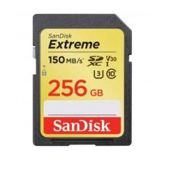 SanDisk Extreme 256GB SDXC karta, UHS-I U3, 150R/60W