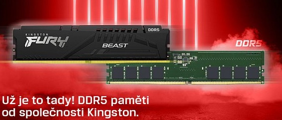 Kingston DDR5 moduly
