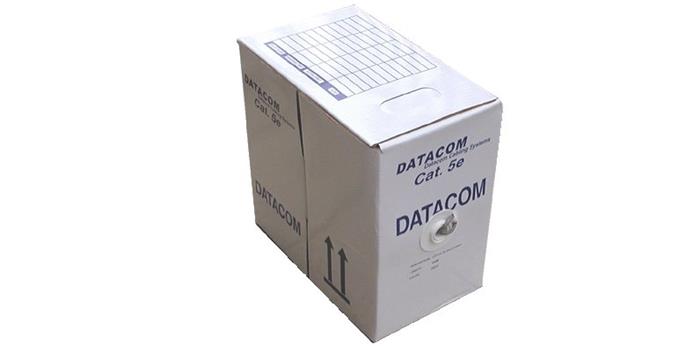 DATACOM FTP lanko CAT5E PVC 305m box šedý