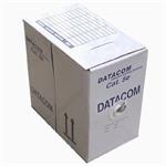 DATACOM kabel drát C5E UTP PVC 305m box šedý