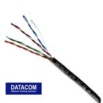 DATACOM OUTDOOR UTP drát CAT5E PE,Fca 100m černý