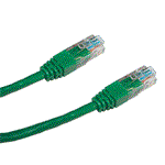 DATACOM Patch cord UTP CAT6 0,5m zelený