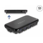 Delock 7 portový rozbočovač USB 3.2 Gen 2 se 4 porty USB Typu-A a 3 porty USB Type-C