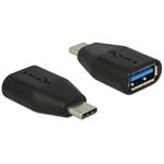 Delock Adaptér SuperSpeed USB 10 Gbps (USB 3.1 Gen 2) USB Type-C samec > Typ-A samice