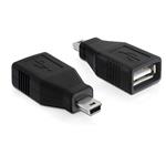 Delock Adaptér USB 2.0  Samice > USB mini konektor SAMEC