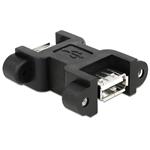 Delock adaptér USB 2.0 typ typ samice> USB A samice s maticemi