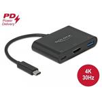 Delock Adaptér USB-C na HDMI 1.4 s PowerDelivery