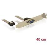 Delock COM PCI Bracket, 40cm kabel