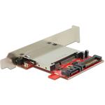 Delock čtečka CFast karet do PCI záslepky, Low Profile, SATA