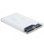 Delock Externí pouzdro pro HDD / SSD SATA 2.5" s rozhraním USB 3.1, plast