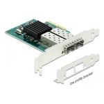 Delock gigabitová síťová karta, 2x SFP, LP, PCIe-x4