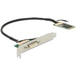 Delock grafická karta do Mini PCIe slotu + PCI záslepka s DVI-I konektorem