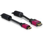 Delock HDMI 1.3b kabel, A/C, samec/samec, AWG30, délka 3 metry