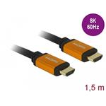 Delock HDMI 2.1 propojovací kabel, 1.5m