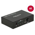 Delock HDMI přepínač, 3x HDMI vstup, 1x HDMI výstup, podpora 4K