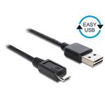 Delock kabel EASY-USB 2.0, A samec > micro-B samec, 1m