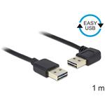 Delock Kabel EASY-USB 2.0-A samec > samec pravoúhlý   1 m