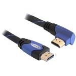 Delock kabel HDMI 1.4, propojovací, pravoúhlý, 2m