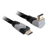 Delock kabel HDMI 1.4, propojovací, pravoúhlý, 3m