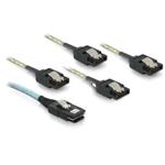 Delock kabel SAS mini 36-pin / 4x SATA metall 50 cm