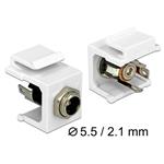 Delock Keystone modul DC 5.5 x 2.1 mm zdířka