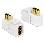 Delock Keystone Module HDMI female > HDMI female 90° angled white