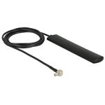 Delock LTE Antenna TS-9 plug 3 dBi omnidirectional fixed black adhesive mounting