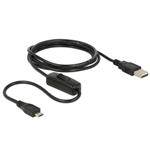 Delock nabíjecí kabel USB 2.0 Type-A samec > USB 2.0 Micro-B samec s vypínačem pro Raspberry Pi 1.5 m