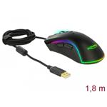 Delock Optická sedmitlačítková herní myš USB - pro praváky