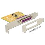 Delock paralelní řadič, 1x LPT, SUN2212, PCIe