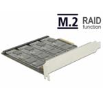 Delock PCI Express Karta > 4 x interní M.2 Key B s RAID