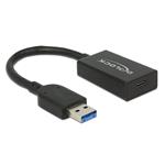 Delock Převodník USB 3.1 Gen 2 Typ-A samec > USB Type-C™ samice aktivní černý 15 cm