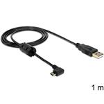 Delock propojovací micro USB 2.0 kabel s pravoúhlým konektorem, 1m