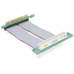 Delock Riser card PCI angled 90° left insertion with 13 cm cable