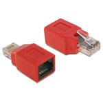 Delock RJ45 Křížený adaptér samec - samice