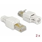 Delock RJ45 samec Cat.5e UTP bez použití nástrojů 2 kusy